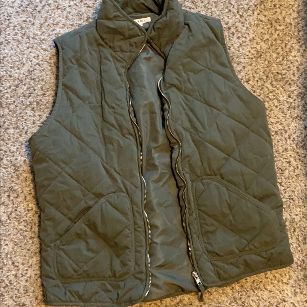Olive Green Vest from Francescas